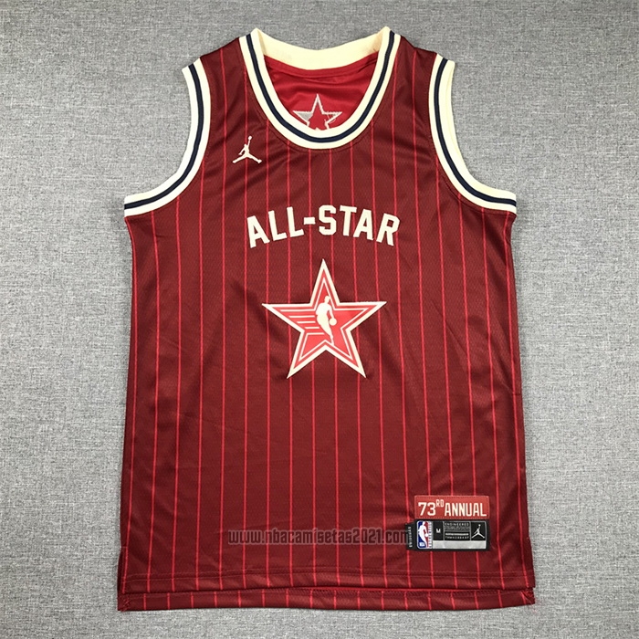 Camiseta Nino All Star 2024 Golden State Warriors Stephen Curry #30 Rojo